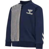 Hummel Cardigan - hmlRandig jacka med dragkedja - Black Iris - - 56 - Cardigan