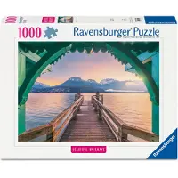 Ravensburger Footbridge at Lac d'Annecy Pussel 1000 Bitar,