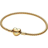 Pandora Moments förgylld hjärtlås armband 563811C00-21
