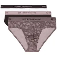 Emporio Armani för män. EM000256_AF20671 Set 3 Slips Day taupe, vit (S), Hemkläder, Bomull