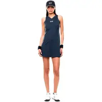 EA7 för kvinnor. 7W000317_AF14524 Tennis Pro klänning total navy (M), Beige, Deportivo, Syntetisk, Ärmlös / Hängselbyxor, Marino