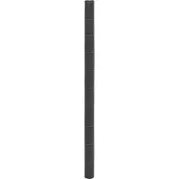 vidaXL Ogräsmatta svart 2x50 m PP