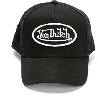 Von Dutch Staple Trucker Cap, svart