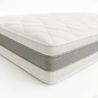 11.11 SRLS Madrass 20 cm med hög fasthet | Tillverkad i Italien 90 x 190 cm vit