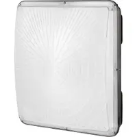 Vevor LED-takbelysning, 150W, 16500LM 5000K dagsljus Kommersiell industriell utomhustakbelysning, 315mm x 315mm utanpåliggande takbelysning för bensinmack, lager, garage, gata, butik, hotell, IP65