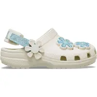 Crocs Classic Denim Flower Adjustable Backstrap Träskor