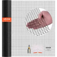 Vevor Duktyg 152 cm x 30,4 m, 1/2 tum 19 Gauge galvaniserad trådnätsrulle, väderbeständig vinylbelagd hönsnätsstängsel, kraftigt svetsat trädgårdsstängsel för kaninbur och ormstängsel