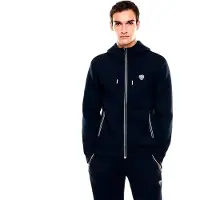 Emporio Armani Premium Shield Sweatshirt Med Dragkedja