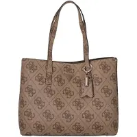 GUESS Tote Bag Latte Logotyp