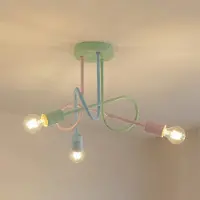 Helam Taklampa Oxford , dimbar, Multifärgad, Vardagsrum / matsal, Metall, Modern, Taklampa