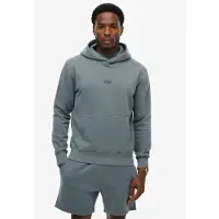 Superdry för män. M2014442A Mikrologo-huvtröja Hood blå (M), Casual, Bomull