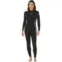 Rip Curl Dawn Patrol 3/2 Mm Våtdräkt I Neopren Med Långa ärmar Och Dragkedja På Ryggen För Damer