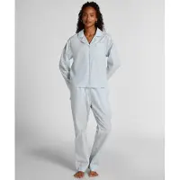 Hunkemoller Pyjamasbyxa ljusblå / vit