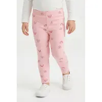 Happy girls Leggings lila / rosa / vit