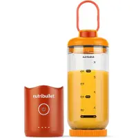 NutriBullet NBP013OR, Bärbar mixer, 0,59 l, Iskrossning, Orange