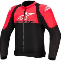 Alpinestars SMX Air Textiljacka Svart/Röd 2XL Herrar sort