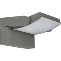 LINDBY Utomhusbelysning , Sherin, Grå, Balkong, Aluminium, Modern