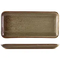 Genware Terra Porcelain Grey Smalt Rektangulärt Fat 27 x 12,5 Cm