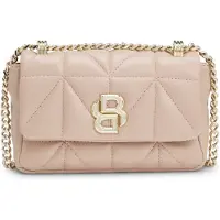 BOSS Small quilted shoulder bag with Double B monogram