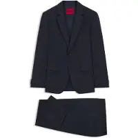 HUGO Two-piece slim-fit suit in a wool blend