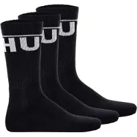 HUGO Sockor 'Iconic' svart / vit