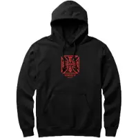 WCC ATX Cross Hoodie Svart/Röd 4XL Herrar sort