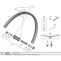 Shimano 300 Mm Wh-m9200-tl-f15-b-29 Ewhspokey0009 Ekrar Och Nipplar Kit 24 Enheter