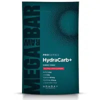 Megarawbar Hydracarb+ Proseries Caffeine Isotonisk Endosförpackning Neutral Smak 64g 10 Enheter