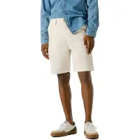 Pepe Jeans för män. PM8000034 Kort Regular Chino vit (28), Casual, Bomull