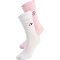 Tommy Hilfiger 2 Pack Logo Ribbed Socks