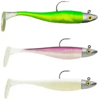 Delalande Zand Fat Shad Mjukt Bete 10g 100 Mm 20 Enheter