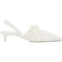 Armani Exchange för kvinnor. XW002585AF22805U0011 Sandaler Elegant vit (39.5), 1 till 3 cm, Nyckelband, Casual
