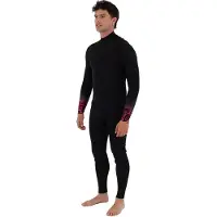 Hurley Air 3/2 Mm Bubblee Degrade Långärmad Neopren Våtdräkt Med Bröst Blixtlås