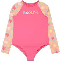 Roxy Check Tw Långärmad Shorty-våtdräkt Med Dragkedja Bak För Junior