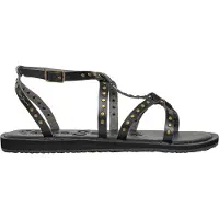 Pepe Jeans för kvinnor. PLS700017 Rio Stud Sandals svart (39), Karta, Spänne, Casual