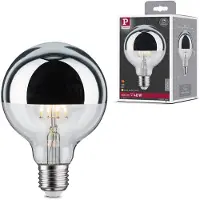 Paulmann LED-källa G95 spegel 7W 230V 680lm E27 2700K Silver dimbar