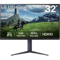 LG Ultragear 32gs85q-b 32´´ Qhd Ips Led 180hz Gaming-skärm Refurbished