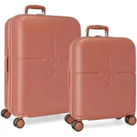 Pepe Jeans 440007143 High 55-70 Cm 116l Trolleyväska 2 Enheter Refurbished