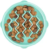Outward Hound Anti-Hets Fun Feeder Notch XS mint matskål hund