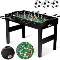 Neo-Sport spelbord för bordfotboll, svart 118x61x79 cm (NS-805)