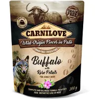 Carnilove Dog Paté Buffalo med rosenblad 300g