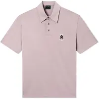 Armani Exchange för män. XM002209AF10364U6107 Driftwood grå polotröja (S), Casual, Bomull, Kort ärm