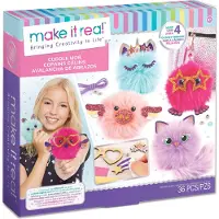 Make It Real Gör det till riktigt Cuddlemob DIY Pom Pom-karaktärer
