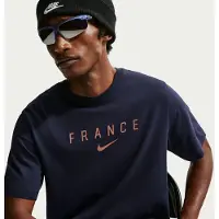 Nike Frankrike T-Shirt Woodmark VM 2026 - Blå/Brun - , storlek Medium