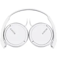Sony MDR-ZX110 - Hörlurar - fullstorlek - kabelansluten - 3,5 mm kontakt - vit