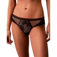 Calvin Klein Bikini Briefs CK Black Floral Lace