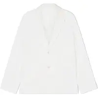 Armani Exchange för män. XM002073AF11882U0009 Vit dekonstruerad blazer (36), Casual, Bomull