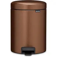 Brabantia NewIcon, 5 l, Rund, Stål, Brun, Belgien, 20,5 cm