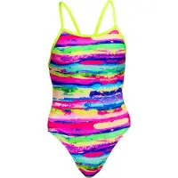 Funkita Baddräkt - Singel Strap - Färglapp - - 10 år (140) - Badkläder