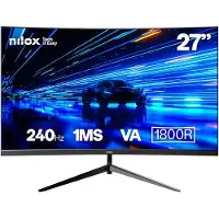 Nilox Nxm27crv2402 27´´ Full Hd Va Led 240hz Böjd Gamingskärm Refurbished